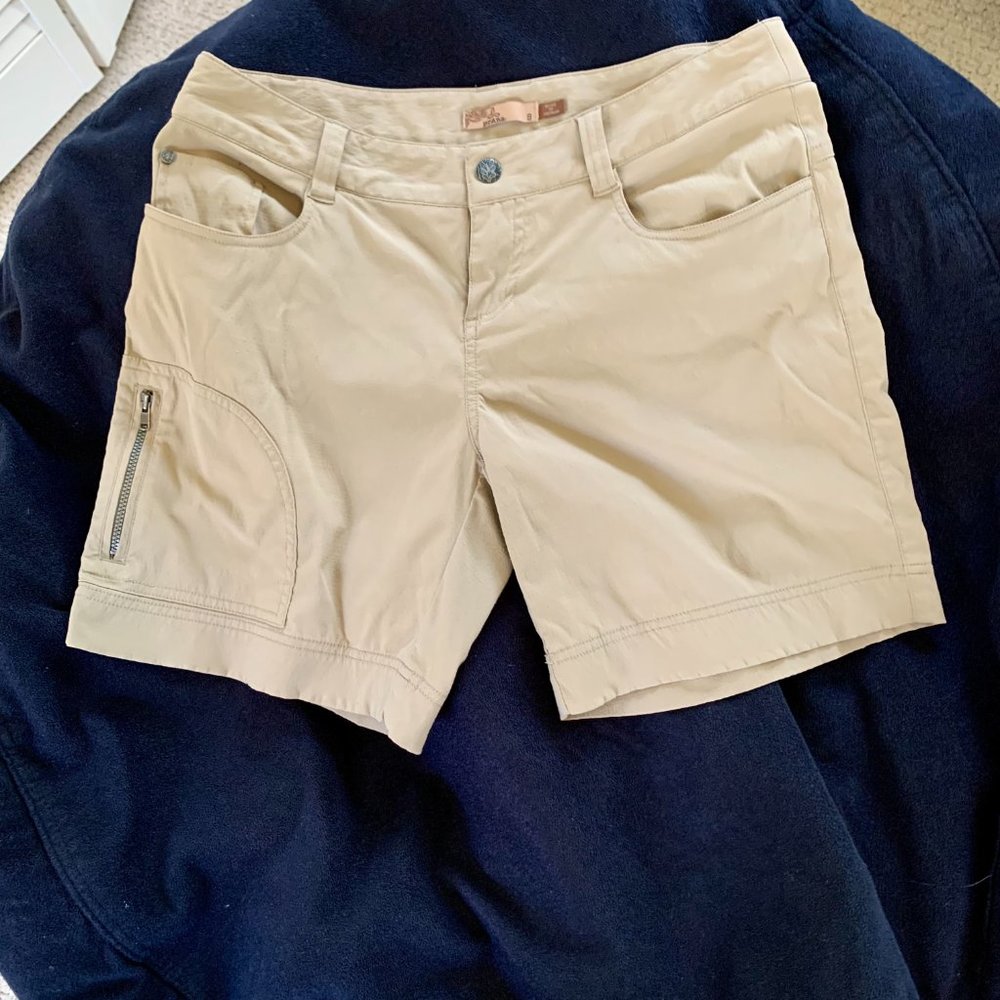 Prana Lightweight Khaki Shorts